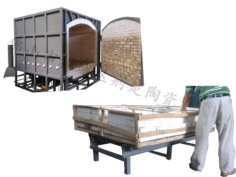 JCY 1-Cbm فرن المكوك فرن الغاز فرن مقاومة درجات الحرارة العالية للفخار والسيراميك لورشة العمل والمدرسة #5