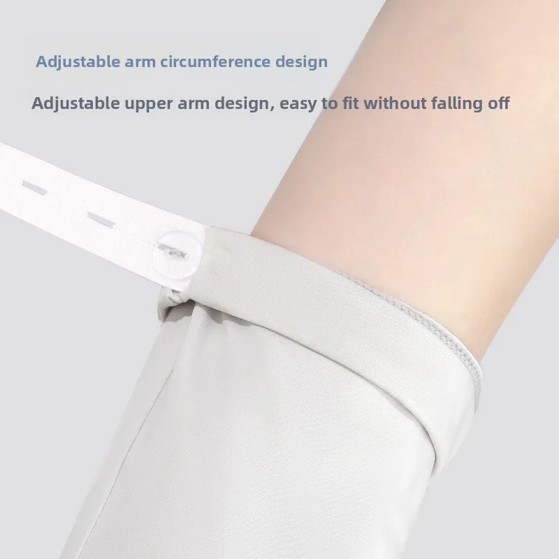 1 шт., защита от ультрафиолета, ледяные шелковые рукава, дышащие UPF50 + летние солнцезащитные перчатки, защита от солнца, защита для рук