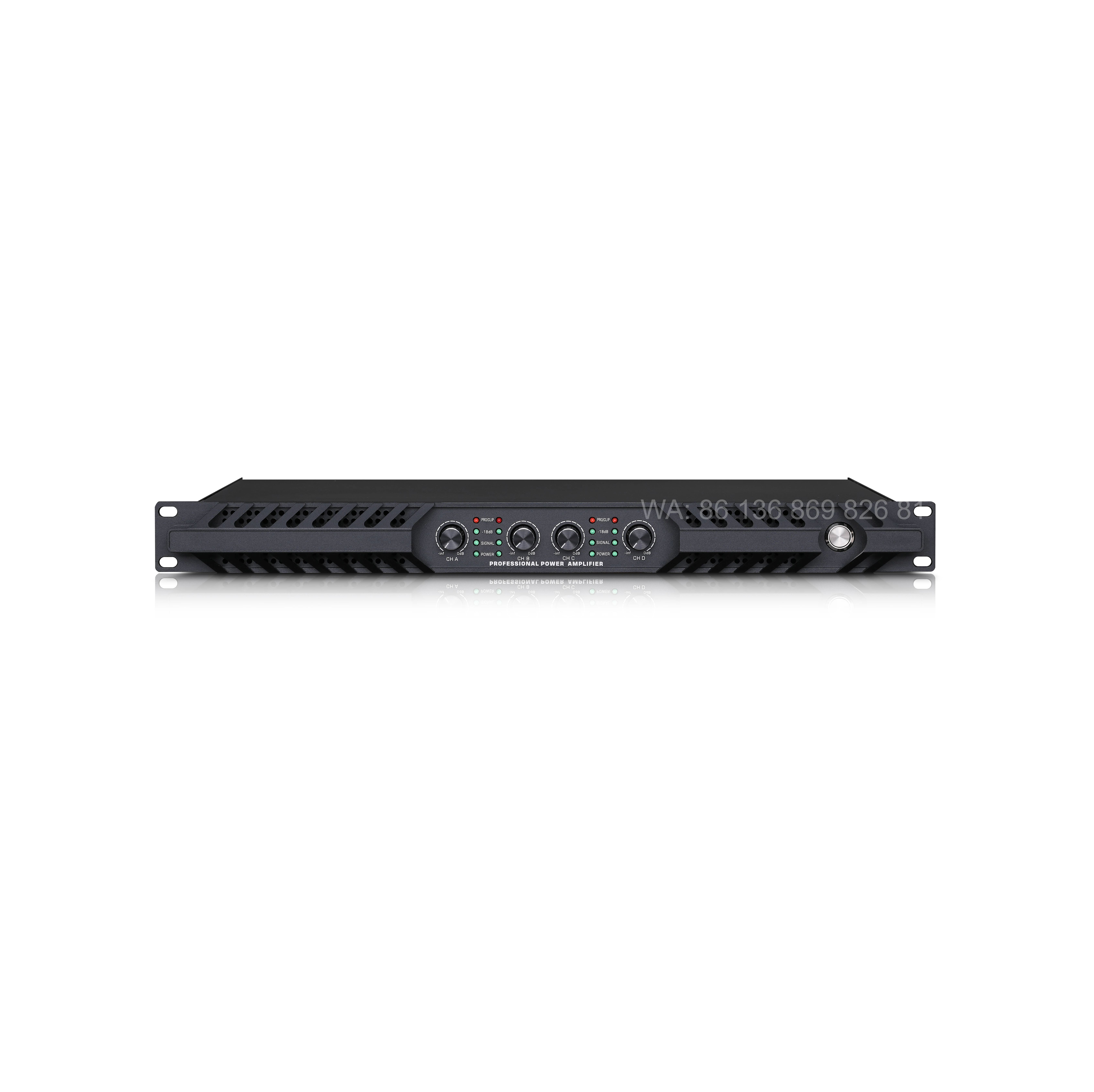 4-Channel Digital High Power Audio Amplifier 14000 W Class D 1u Power Amplifier with Transformer Multi-Capacitor for Subwoofer
