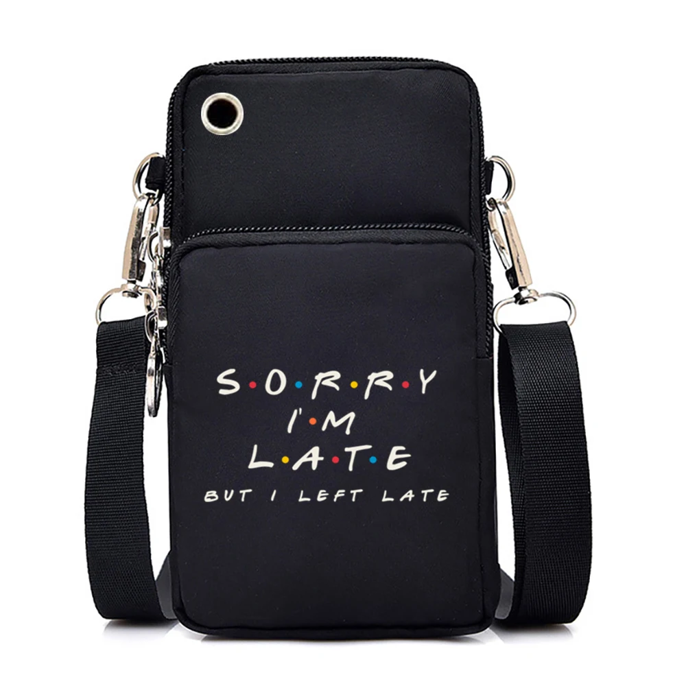 How You Doin Friends TV Show Mini Mobile Phone Bag Women's Messenger Bag All-match Crossbody Bag Hanging Neck Coin Purse Handbag