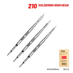 Kaisi 210 Soldering Iron Tips Lead Free Heating Core Compatible Sugon Aifen I2C Soldering Station