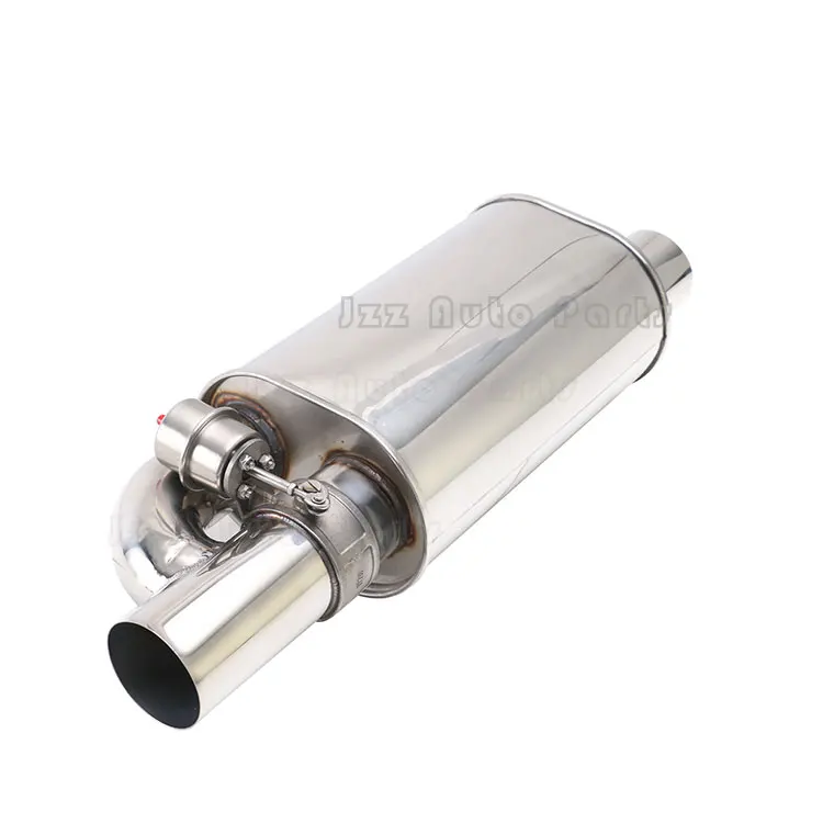 

Equipment Smart Library Stainless Steel Valved Mufller 3 Inch Inlet Outlet 8.5-6" Body Vavetronic Mufflers Universal Exhaust Mu
