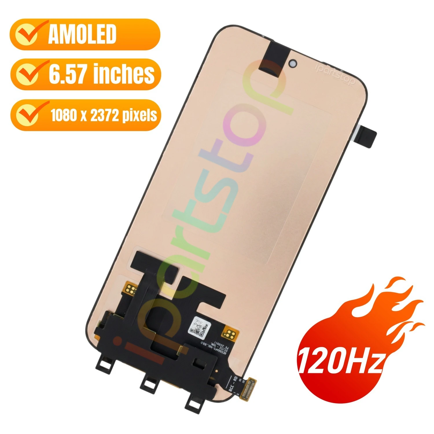 iParts Replacement New Display for Realme 15T 5G 120Hz AMOLED Touch Screen Digitizer Assembly all Functions OEM