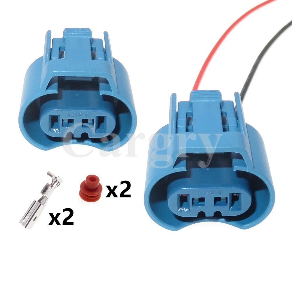 

1 Set 2P Starter Car Universal Socket with Terminal and Rubber Seals Automotive Fog Lamp Light Plug For Toyota HB3 9005