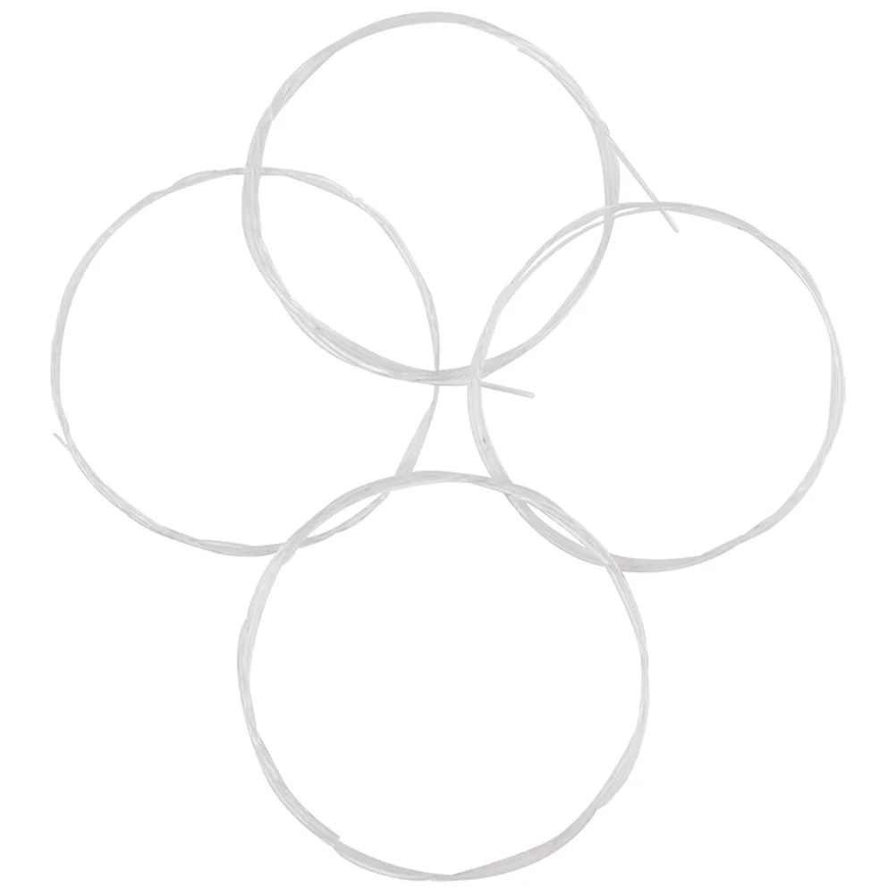 

4pcs Replacement Durable Nylon Strings Sturdy Music Wire For Ukulele Long-Lasting String Set Ukulele Accessories Instrument
