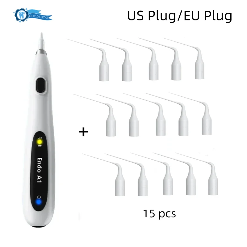 Dental Wireless LED Endo Ultra Activator Ultrasonic Washing Tooth With 15 Tips For Customer