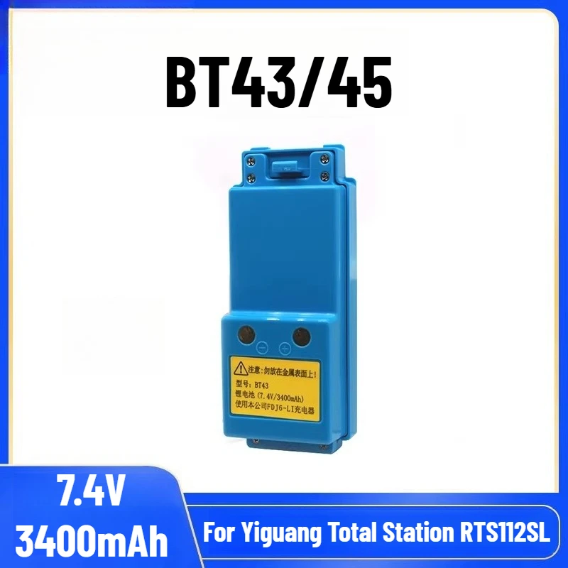 

BT43/45 Battery/Charger for Yiguang Total Station RTS112SL/R5S/100 Theodolite