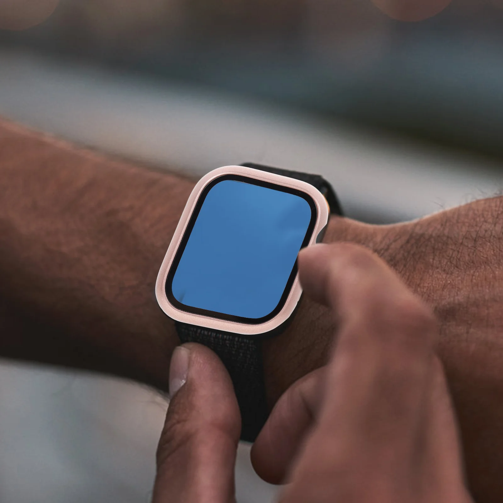 2 szt. Wodoodporne etui na zegarki, osłonki ochronne na smartwatch, odporne na zarysowania, wytrzymałe, z osłoną ekranu.