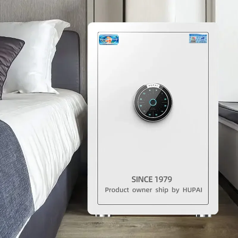 Home Office Small Fingerprint Password Smart Bedside Safe All-steel anti-theft can be entered into the cabinet