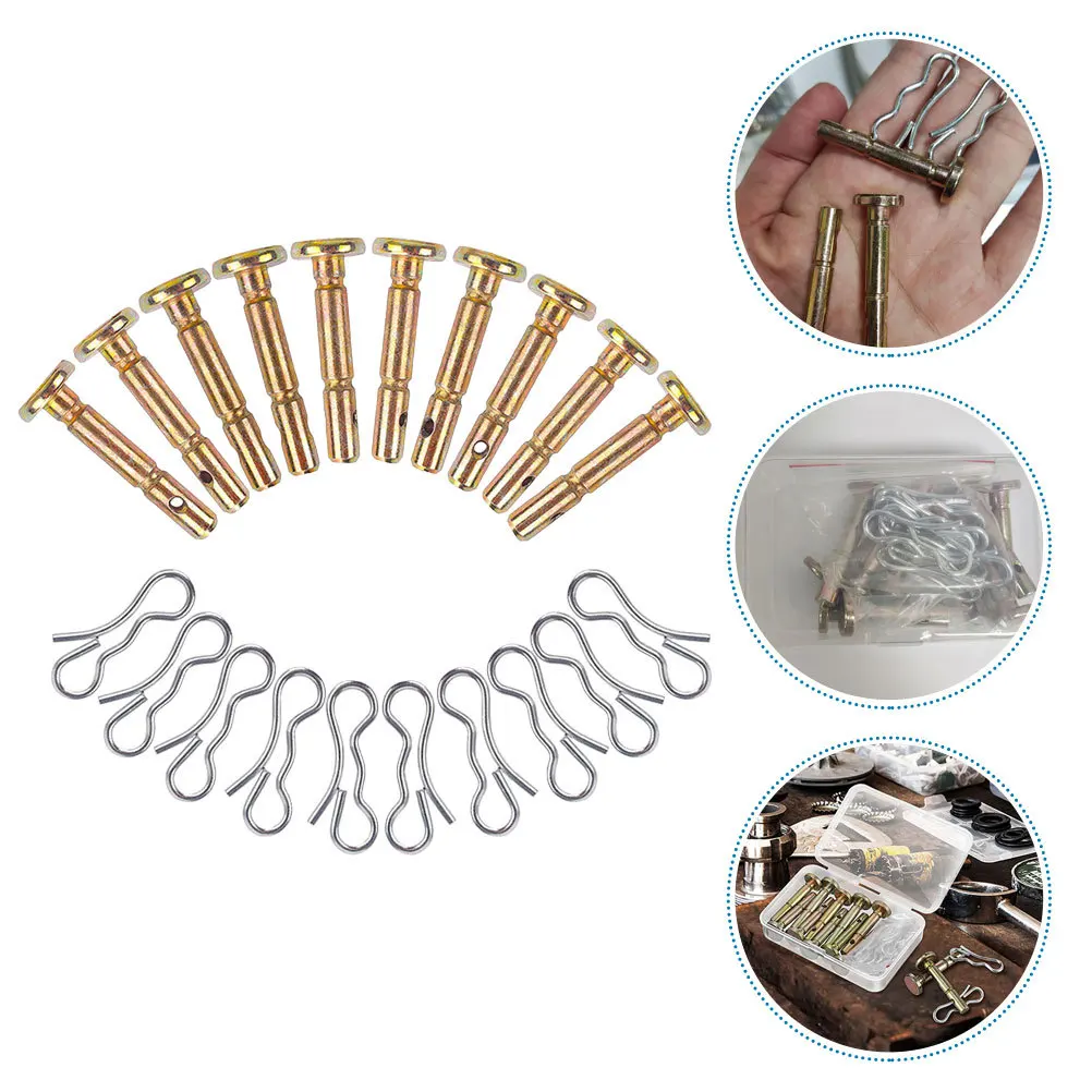 

1Set Shear Pin Kit Stainless Steel Replacement Parts Cotter Pins Snow Blower Metal Pins Snow Thrower Supplies
