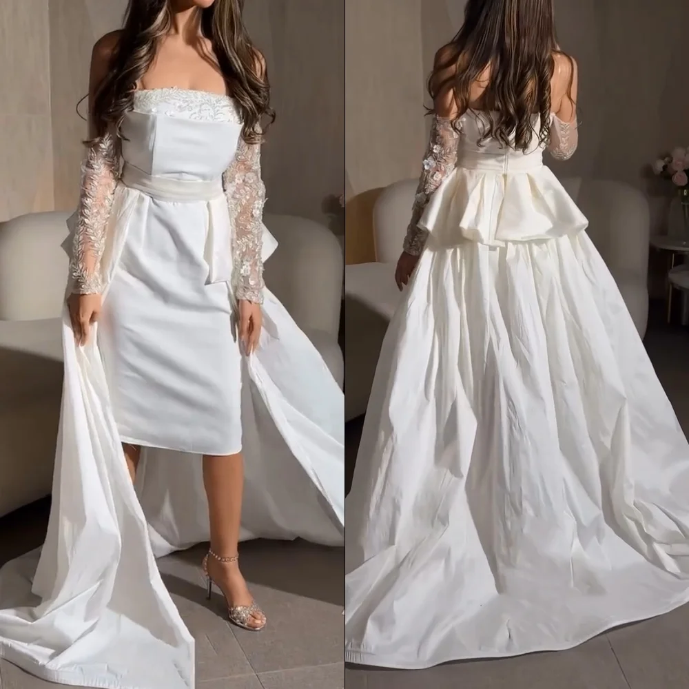 

Customized Jersey Applique Quinceanera A-line Off-the-shoulder Bespoke Occasion Gown Long Dresses