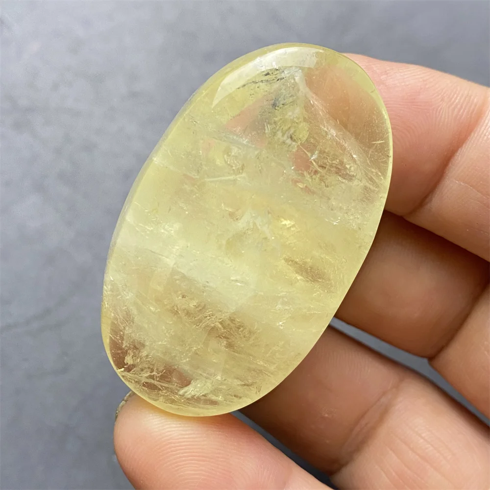 Natural Citrine Palm Polishing Toy  Hand Polished Magic Massage For The Whole Body  Home Decoration Ornaments  Holiday Gifts