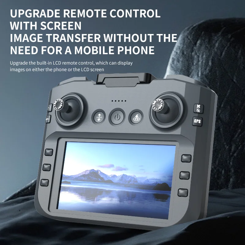 LF669 Drones RC Pantalla de 4,5 pulgadas control remoto 4K HD Cámara dual profesional 360 °   Regalo de juguetes de cuadricóptero para evitar obstáculos