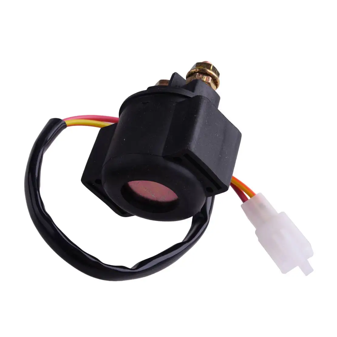 1PZ75XO90C Go-Kart Scooter Moped Starter Relay Solenoid Fit for GY6-125 50cc 70cc 90cc 110cc 125cc 150cc 200cc 250cc 12V