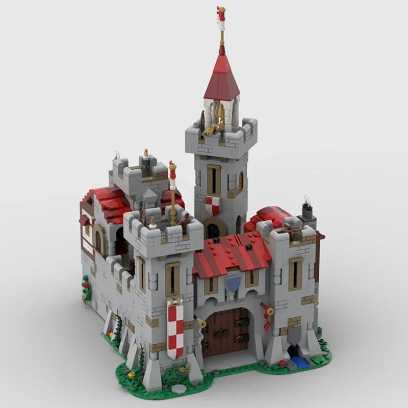 Medieval Castle Model Moc Building Bricks Royal Knight's Castle Technology Modular Blocks Gifts Christmas Toys DIY Sets Assembly