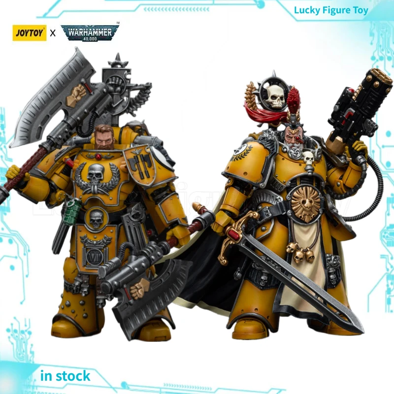 【Auf Lager】JOYTOY 1/18 Actionfiguren Warhammer 40K Imperial Fists Legion Praetor mit Power Sword Fafnir Annann Spielzeug