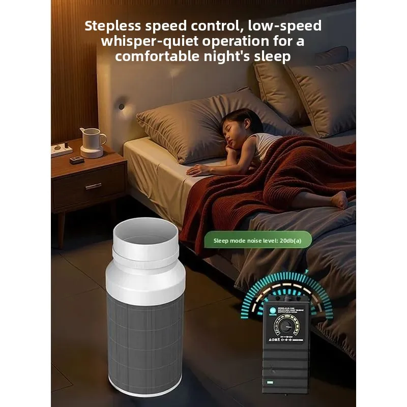 For DIY Air Purifier Fresh Fan System Self Made Adaptation for Activated Carbon Filter Element Simple Hand Rubbing to