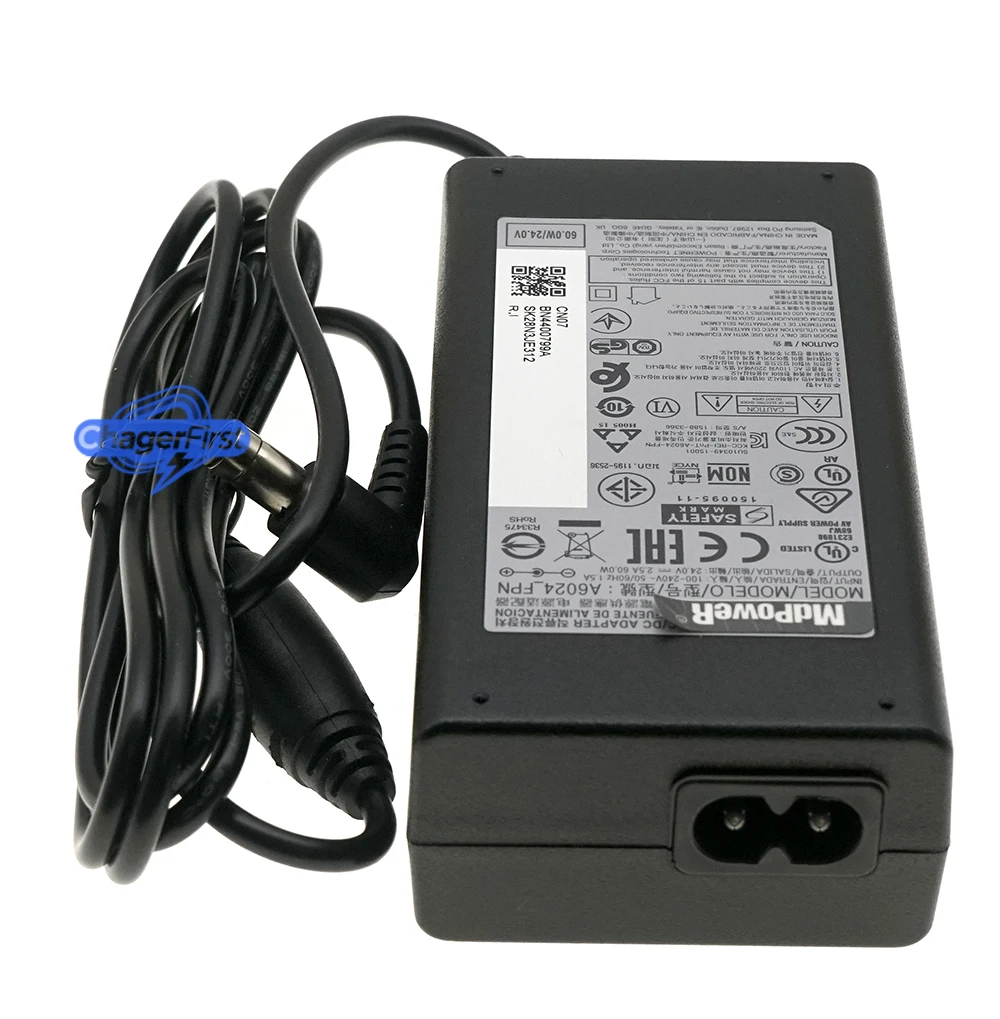 Genuine A6024_ FPN 24V 2.5A 1.66A 60W  AC Adapter for Samsung Soundbar HW-F751 HW-M450/X HW-J250 KM57C HW-Q60R HW-Q60R/XS