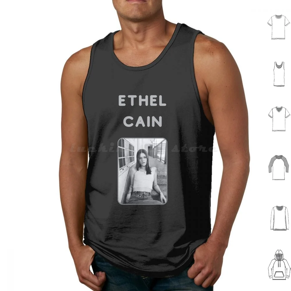 Ethel Cain Tank Tops Print Cotton Ethel Cain Preachers Daughter Ethel American Teenager Ethel Cain Music Ethel Cain Tour