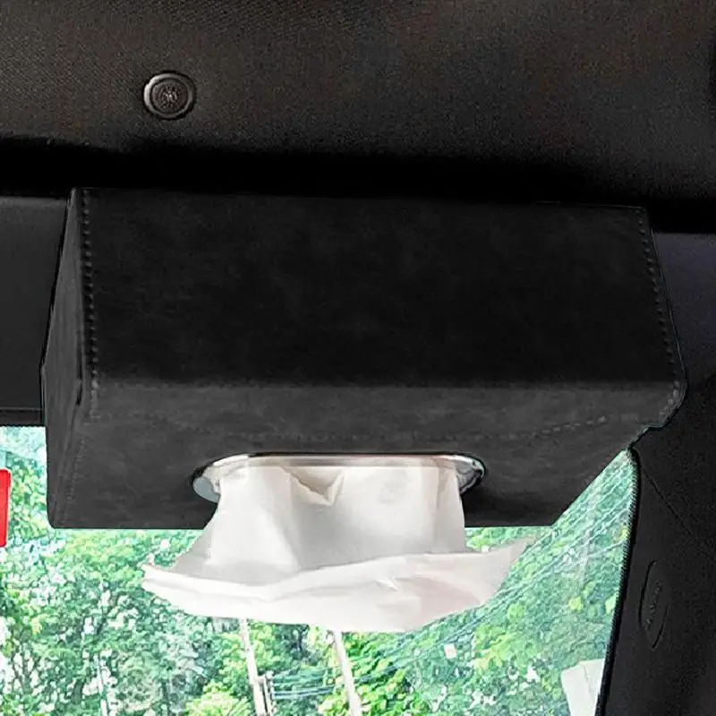 Car Sun Visor Tissue Box Car Organization Napkin Case Holder Car Visor Organizer Sun Visor Napkin Holder For Women And Ladies