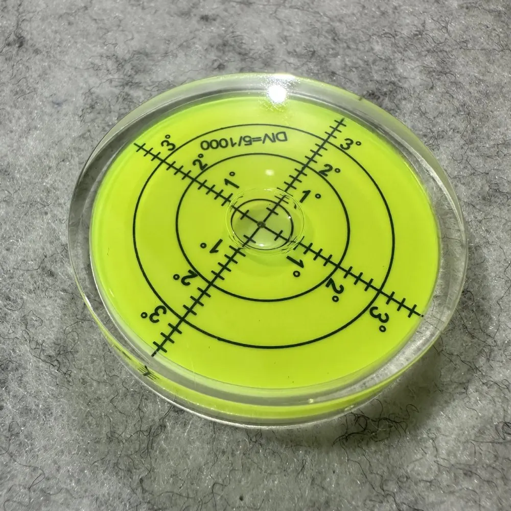 For JR Circular Level Tool 60x12mm Universal Bubble Precision Measuring Instrument For Woodworking Machinery Surface Alignment