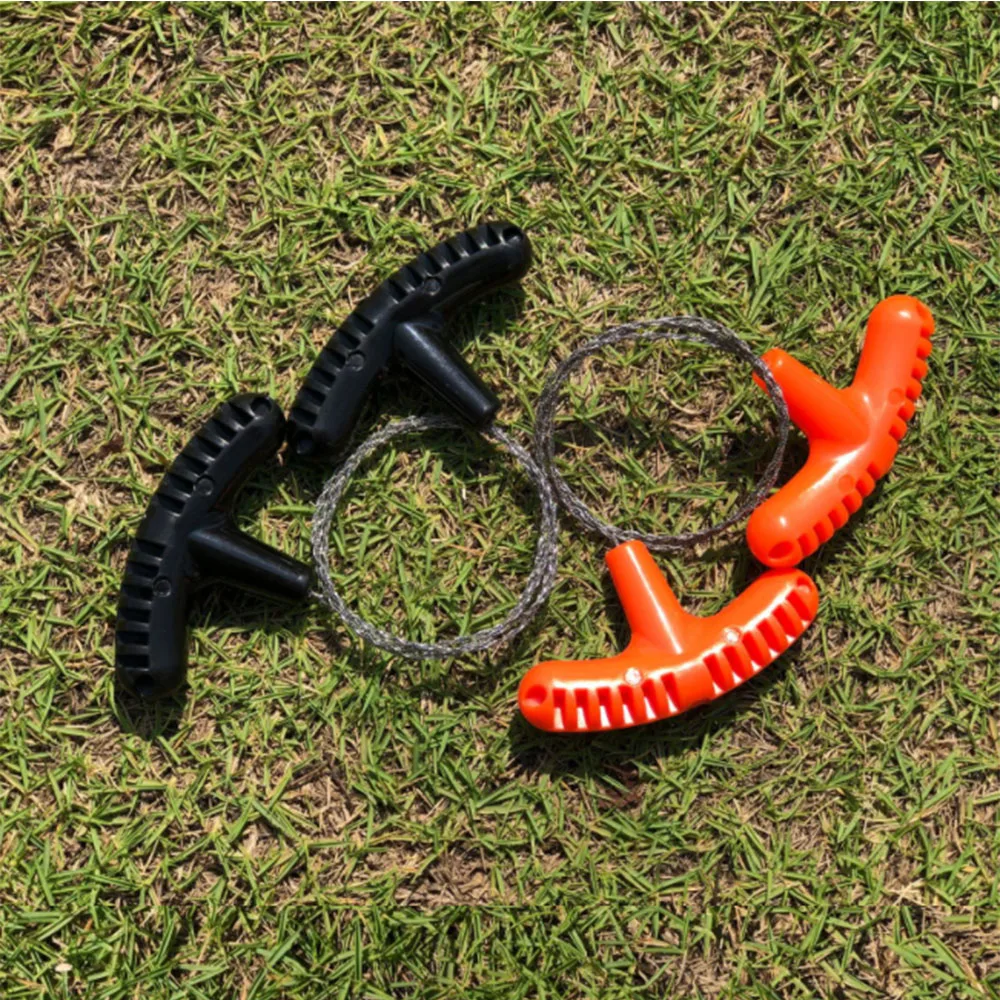 دليل اليد الصلب أدوات السفر التخييم في الهواء الطلق المشي لمسافات طويلة حبل سلسلة المنشار العملي المحمولة الطوارئ بقاء والعتاد مجموعات أسلاك الفولاذ #2