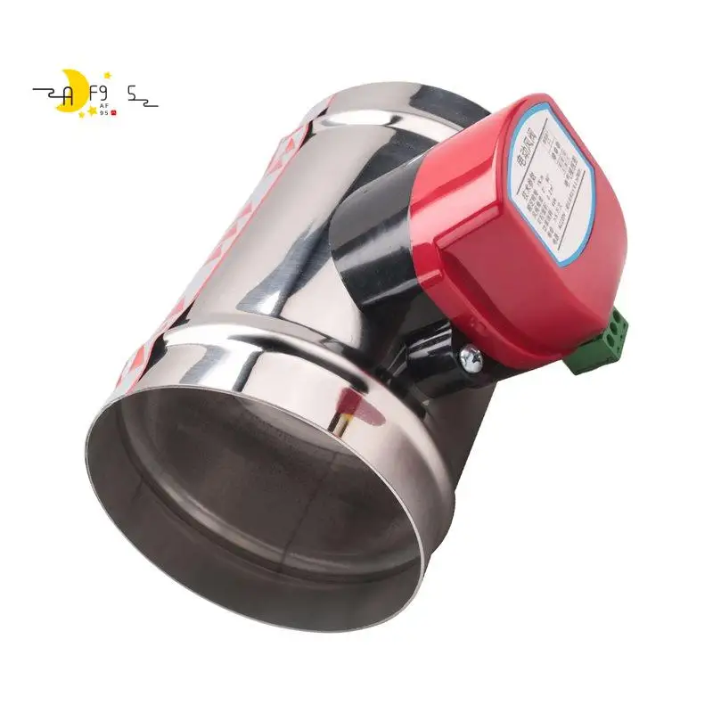 

Электрический воздушный клапан AF95-220V из нержавеющей стали, моторизованный обратный клапан для труб 4 дюйма (100 мм)