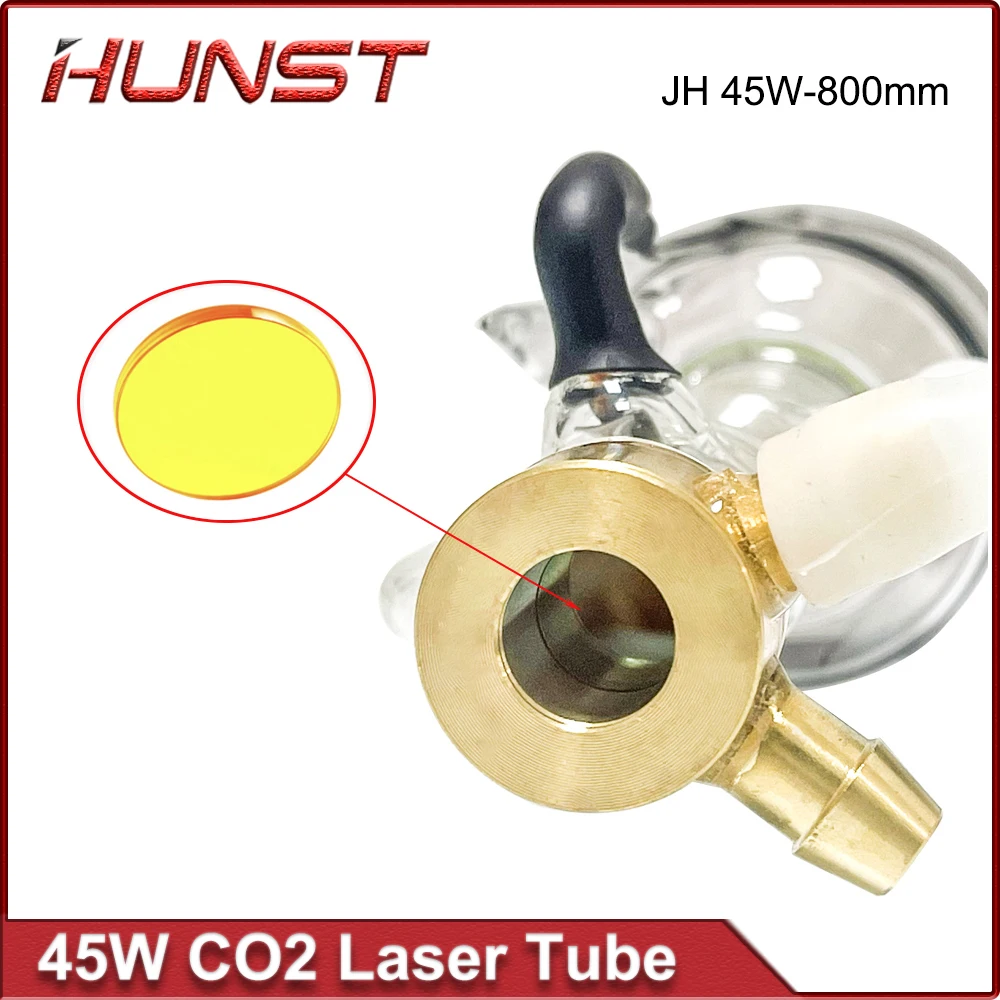 Hunst JH-800mm 45W CO2 Laser Tube Diameter 50mm Laser Lamp Length 800mm For Engraving Cutting Machine