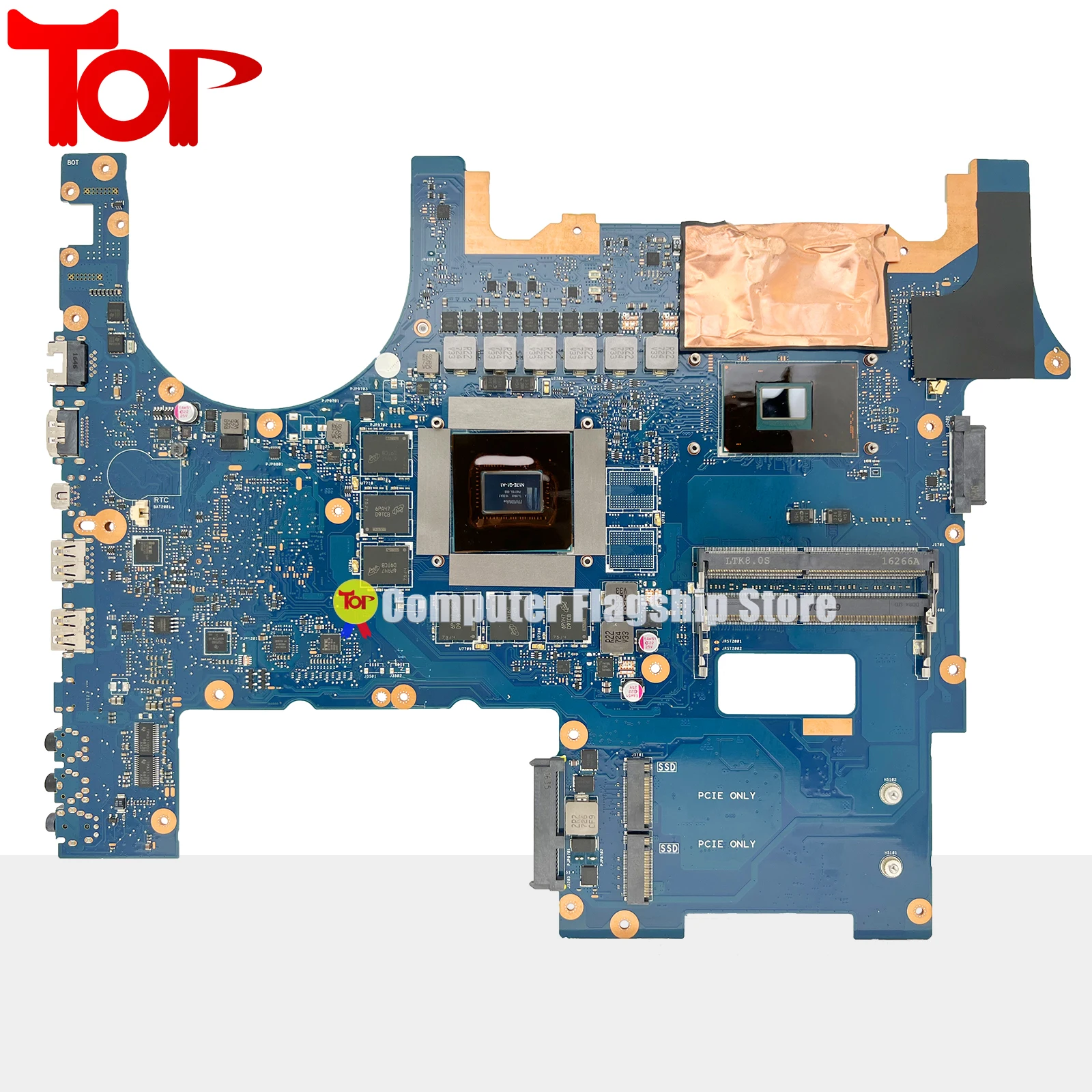 KEFU G752VM Laptop Motherboard For ASUS G752VS G752VSK GFX752VM GFX752VS I7-6700HQ I7-7700HQ GTX1060 GTX1070 100% Working Testd