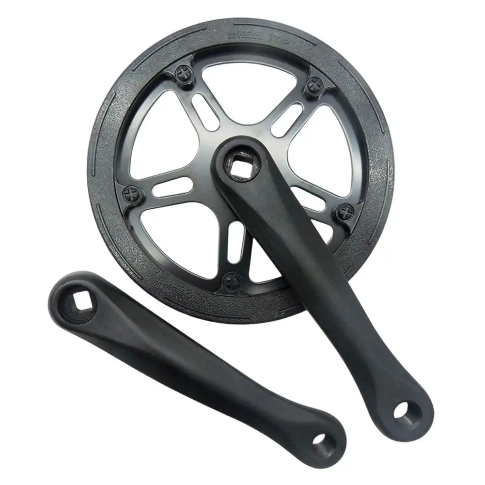 Folding bike crankset 4052T chainring with 170mm crankset and square hole for single speed and multi speed bike applications