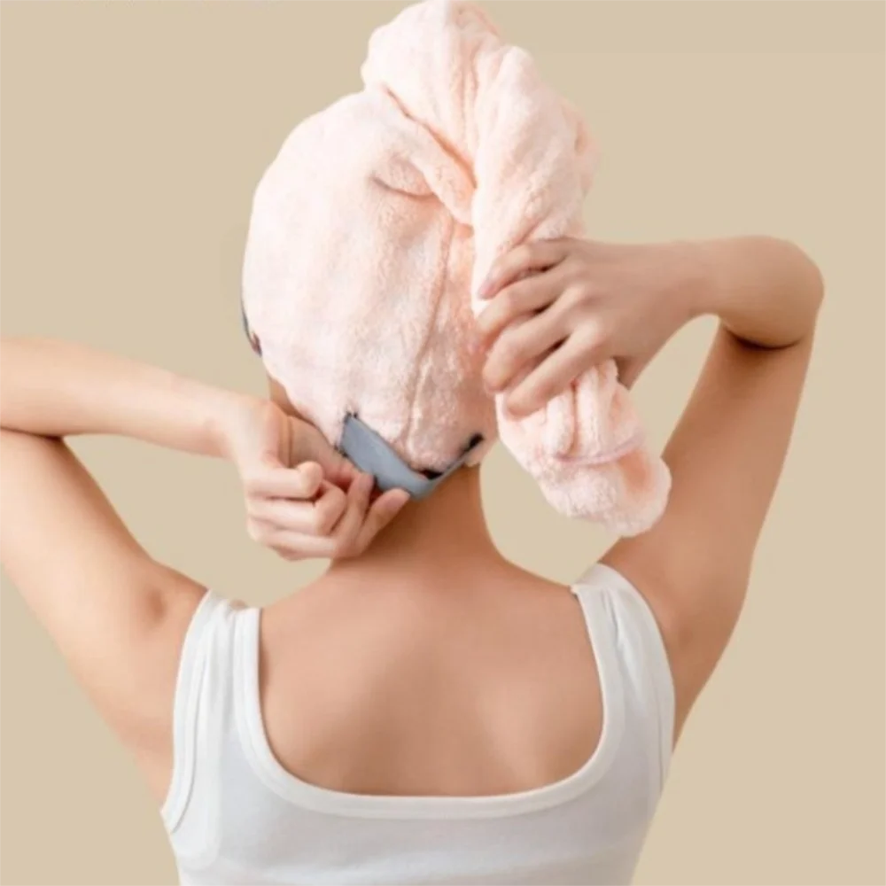 Fashion Extra Large Hair Towel Super Absorbent Soft Hair Towel Wrap Comfortable Fast Drying Quick Dry Hair Towel Spa Use