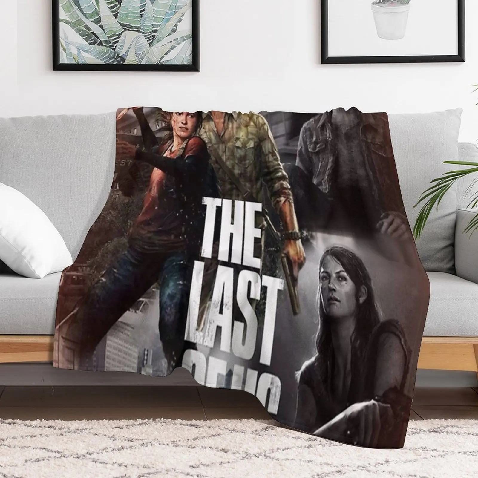 

last of us Throw Blanket Softest christmas decoration blankets and throws warm for winter Blankets
