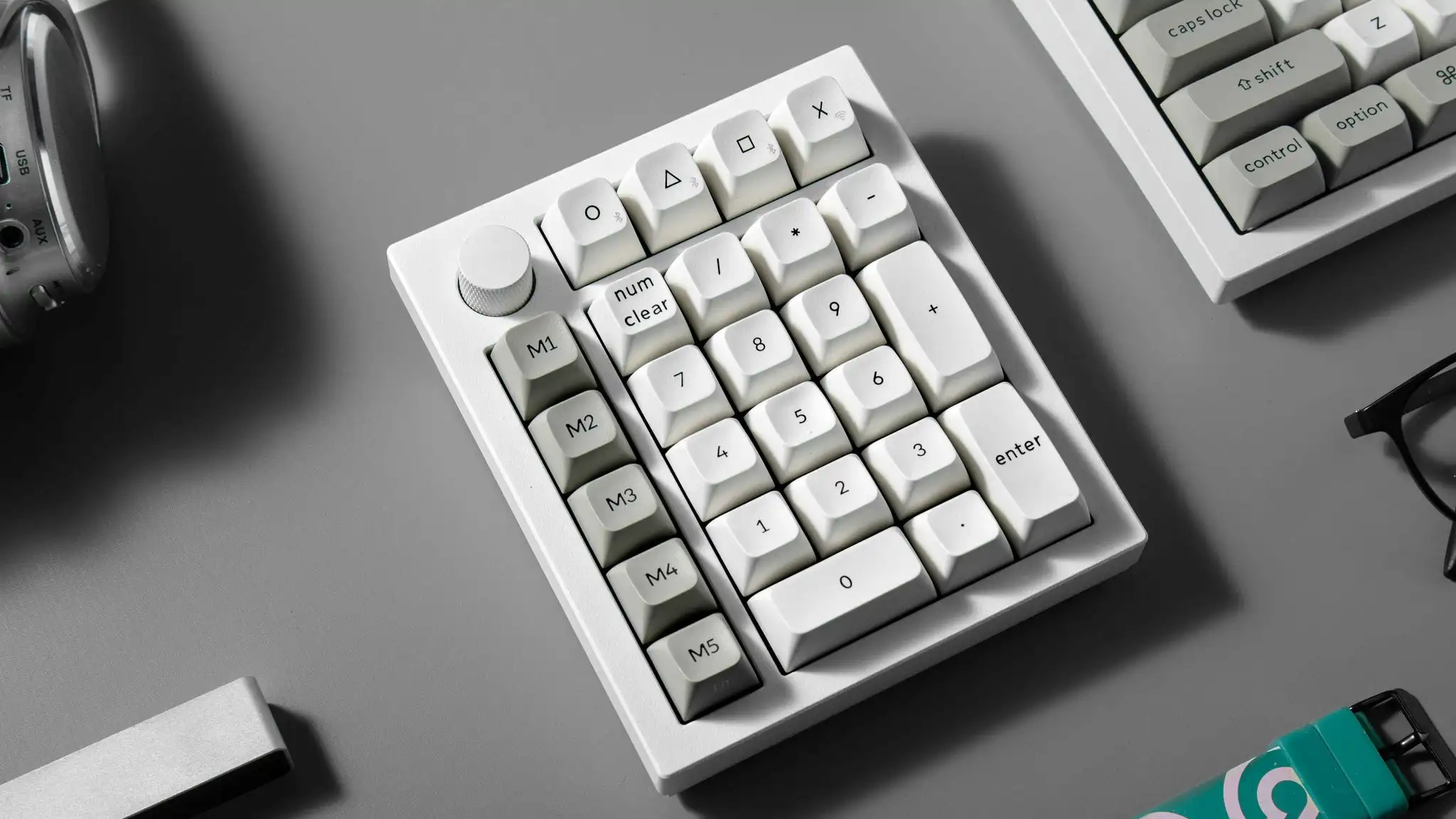 Imagem -03 - Keychron q0 Max Personalizado Number Pad com Interruptores Gateron Júpiter Ksa Double-shot Pbt Keycaps