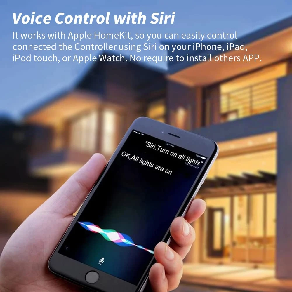 Homekit WiFi CCT LED Under Cabinet Light 30cm Kitchen Closet Wine Showcase Bookdesk Lamp Bar 3000-6500K Siri Voice Control