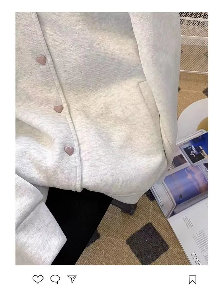 Damen-Sweatshirts, Damenbekleidung, Winter, Buchstaben, Goth, Reißverschluss, atmungsaktiv, verdickt, Sport, Pendeln, verdickt, lockere Passform, gestreift, für Damen