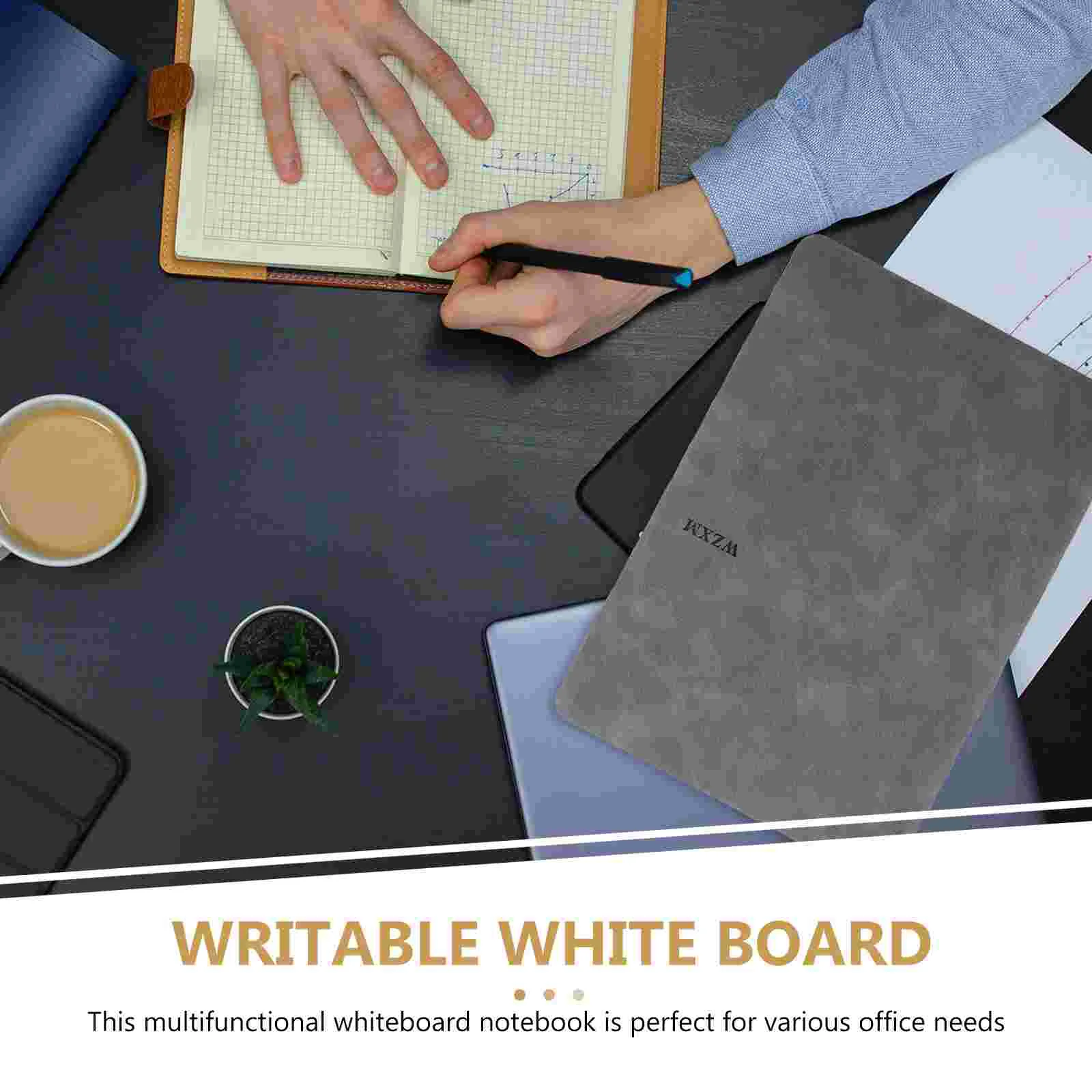 Portable Whiteboard Office Planner Small Book Dry Erase Writable Notebook Write Whiteboards for Students Desk Mat