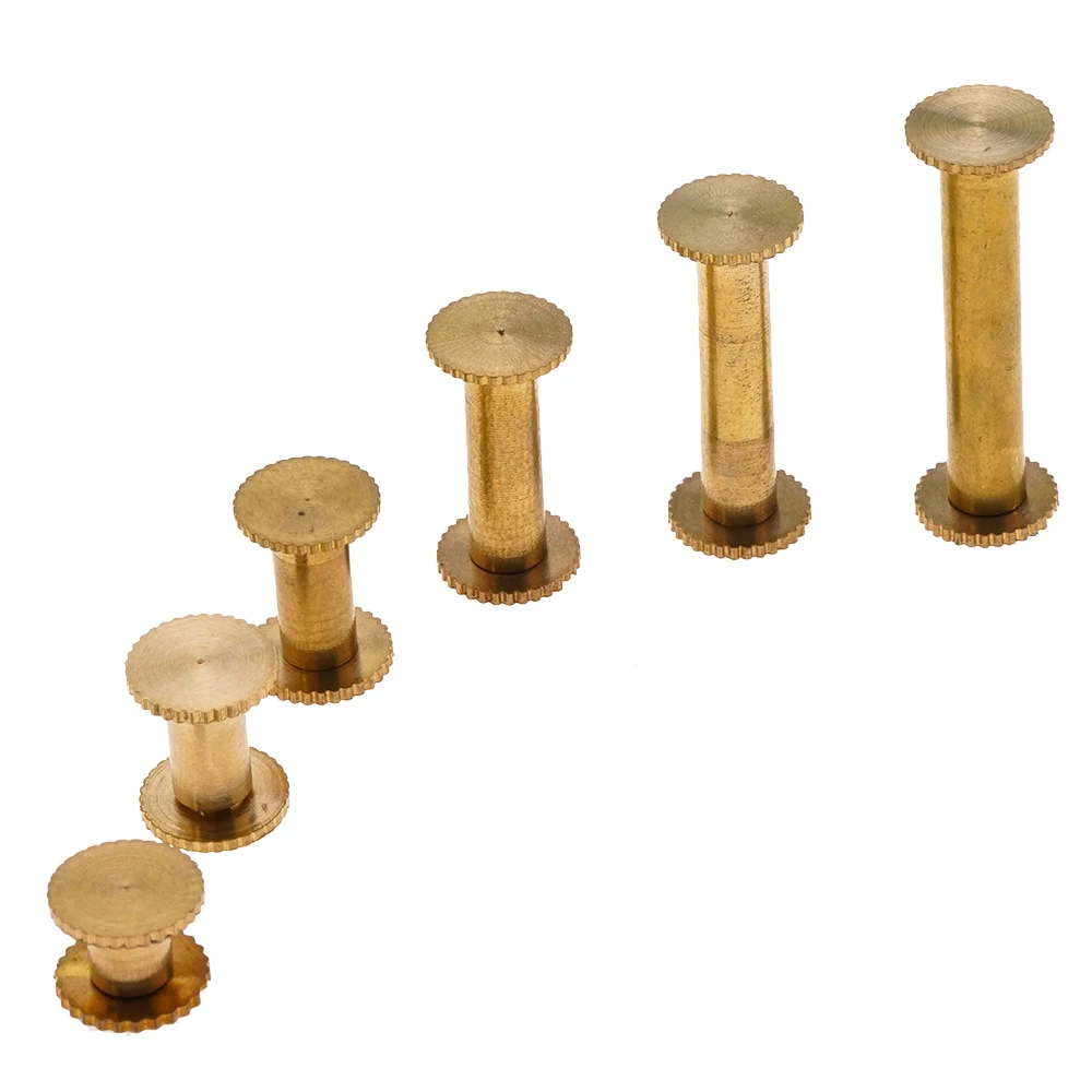 DIY Craft Brass Screw Screw Cloth Pure Copper Wealth Cloth H Buckle Welding Screw Screw Into COINS