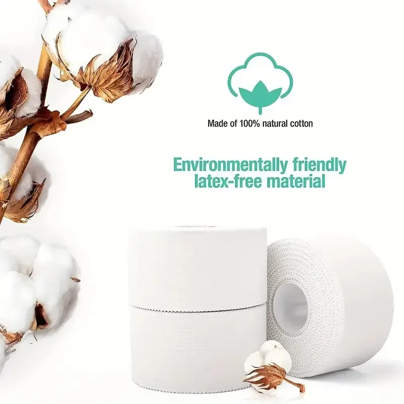 1 قطعة شريط تدريب رياضي احترافي غير لاصق سهل التمزق للرياضة الإسعافات الأولية إصابة التفاف شريط العناية الرياضية