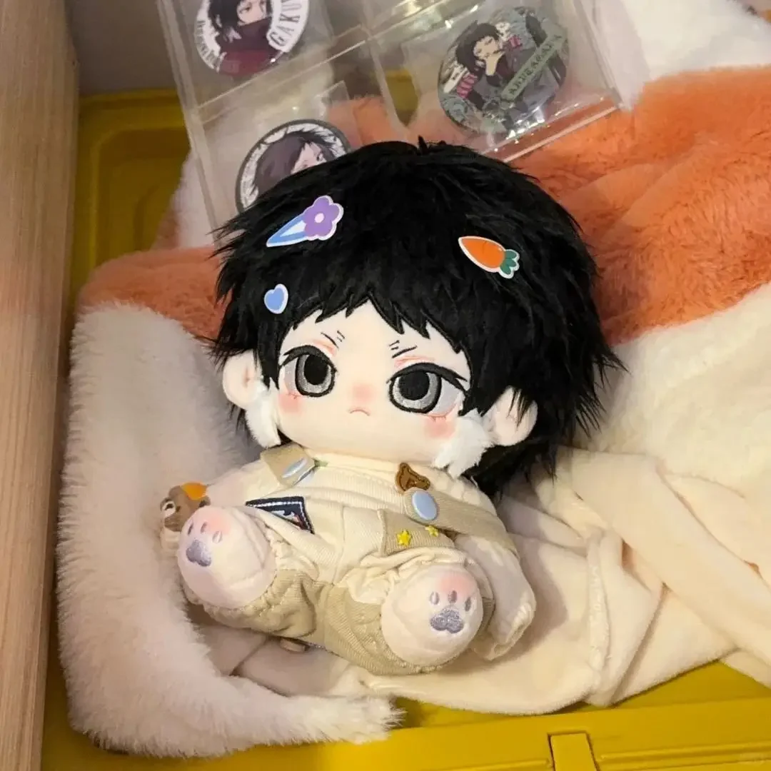 

Anime Ryunosuke Akutagawa Kawaii Cosplay Cotton Doll Body With Skeleton Soft Plushies Fans Collection Toy Figures Gift 20cm