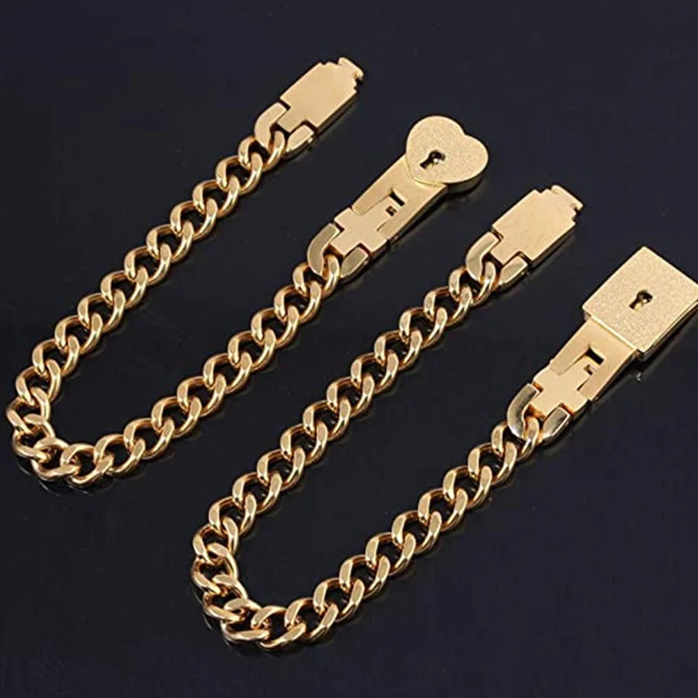 

1Pair Simple Unique Couple Bracelet Birthday Gift For Lover Family Friend Daily Wear Durable Chic Hand Ornament