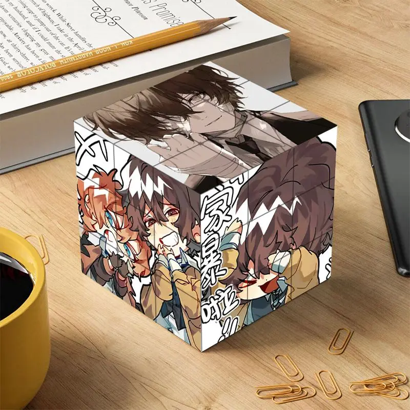 أنيمي دازاي أوسامو ناكاجيما أتسوشي إيدوغاوا رامبو فك الطلب الثالث لغز أُحجية مكعبات روبيك الأصالة الأطفال هدية عيد ميلاد #4