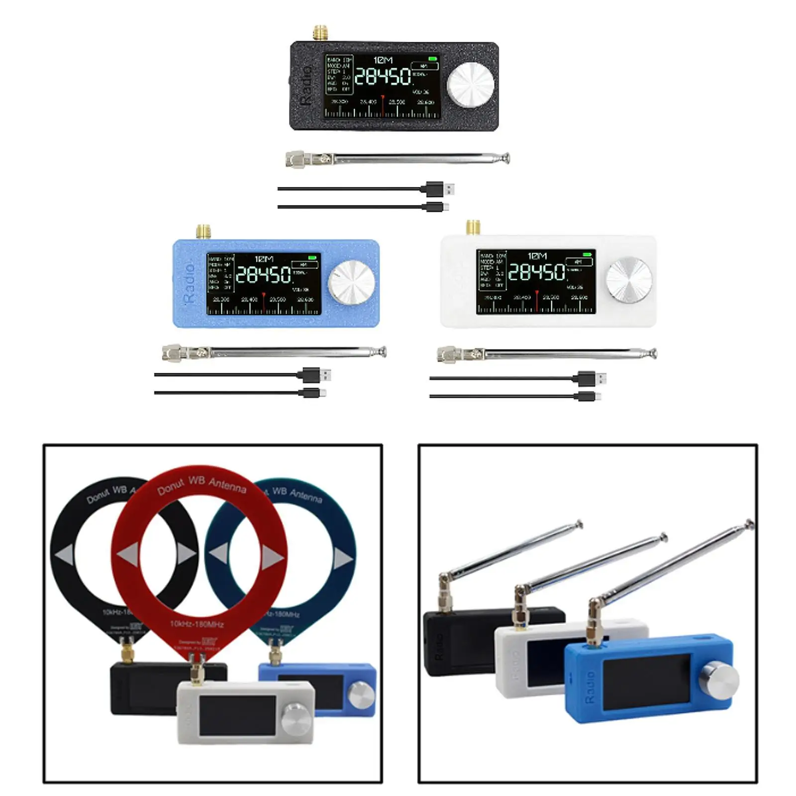 Pocket Radio Lock Screen Lightweight Small Music Player Handheld AM/FM Music Player for Walking Cycling Camping Office Hiking