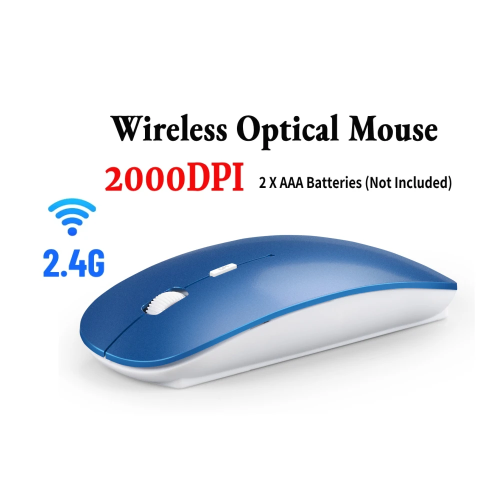 Wireless 2.4G  wireless mouse 7500 office game popular ultra-thin optical mouse gift computer notebook  mouse roccat