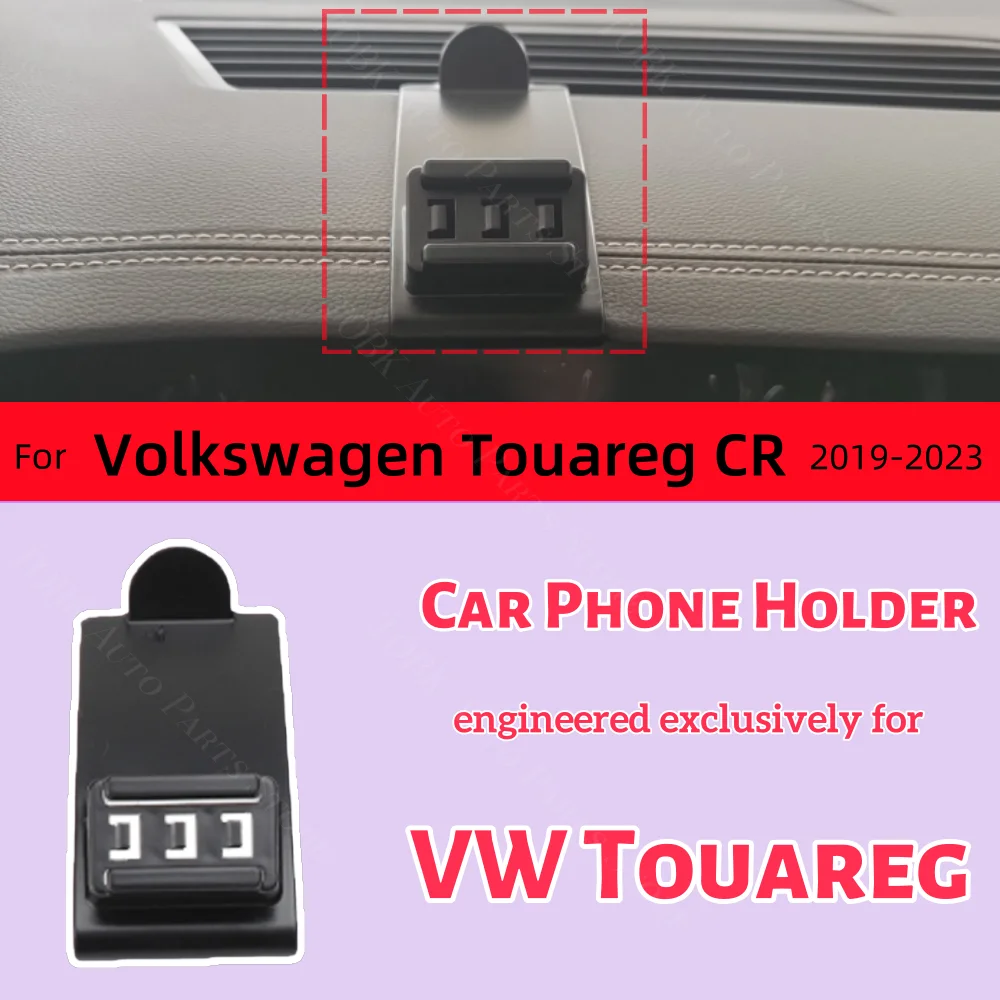 

Magnetic Car Phone Holder for Volkswagen VW Touareg CR 2019-2023 2020 Wireless Charging Special Fixed Bracket Base MagSafe Mount