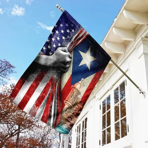 Puerto Rican American Flag Graden Flag GJN EEN AAL HHM WZZ yyi
