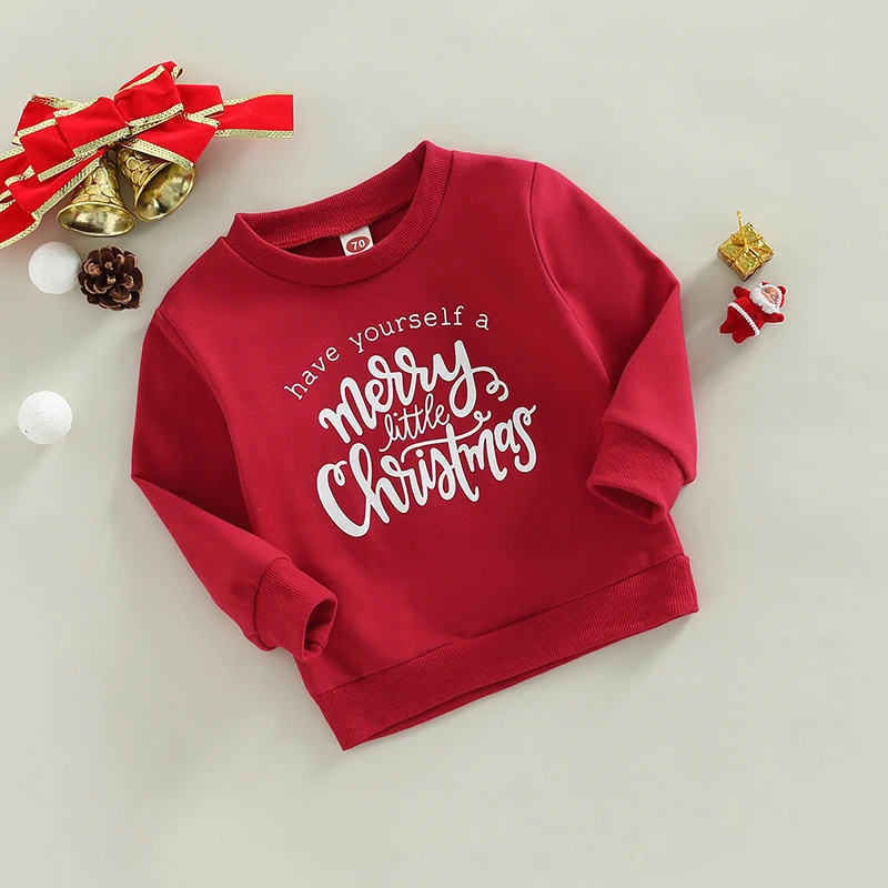 

Children s Unisex Sweater Crew Neck Pullover with Festive Holiday Print Cozy Winter Knitwear for Casual Wear or Christmas