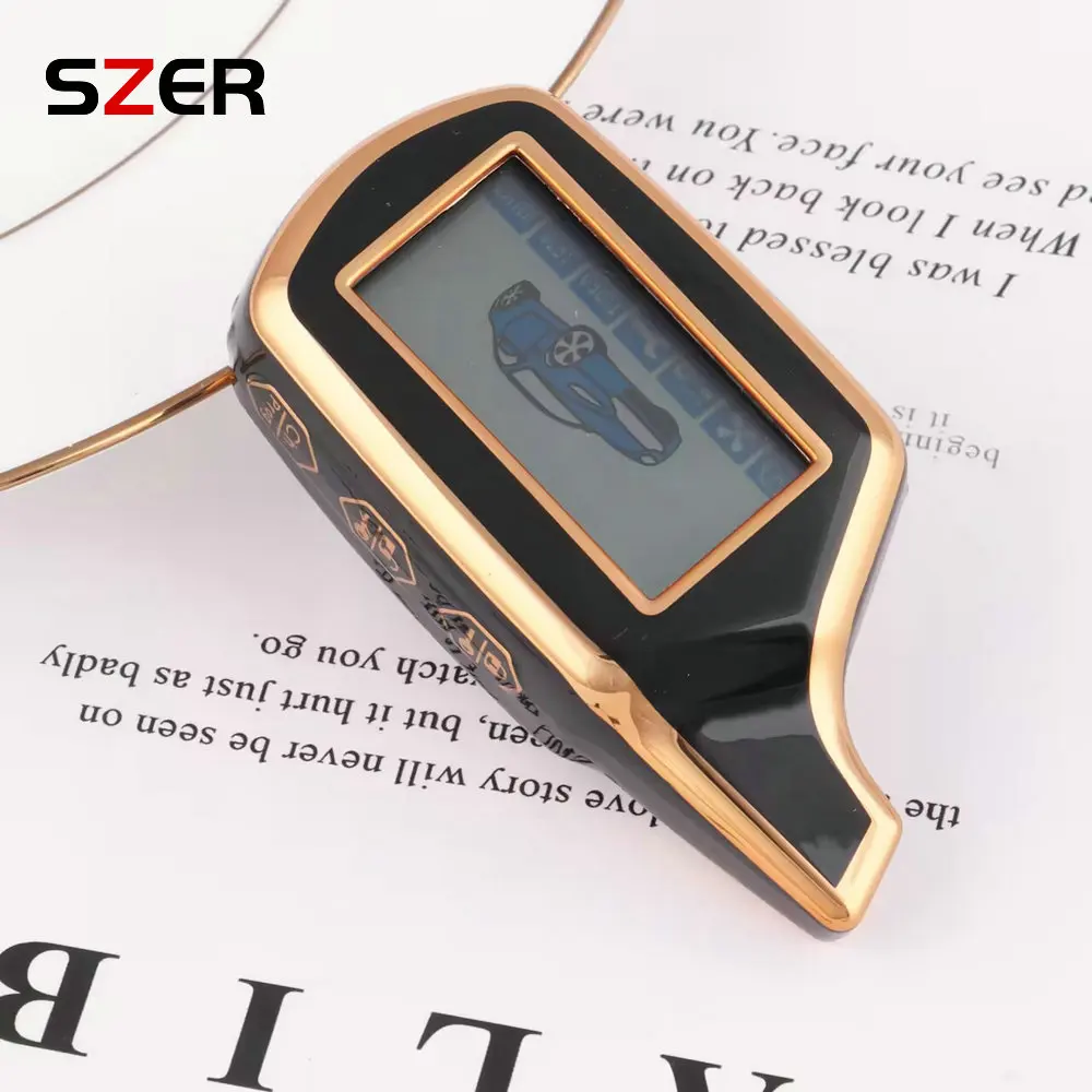 SZER Key Cover B9/B6 Hight Quality TPU Case For Original Starline B9/B91/B6/B61/A91/A61/V7 LCD Way Car Remote 2 Way Alarm