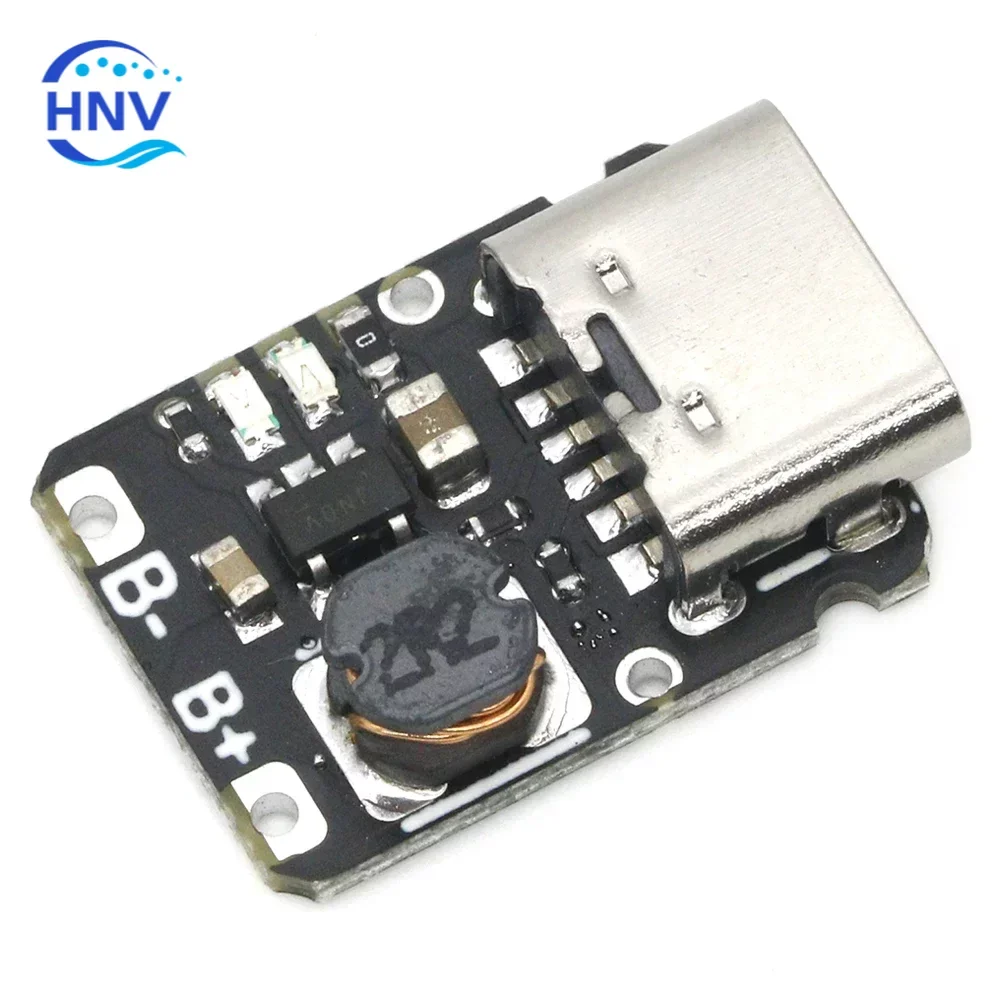 1/5PCS Mini lithium battery charging module with 5V output boost 18650 type-C with protection