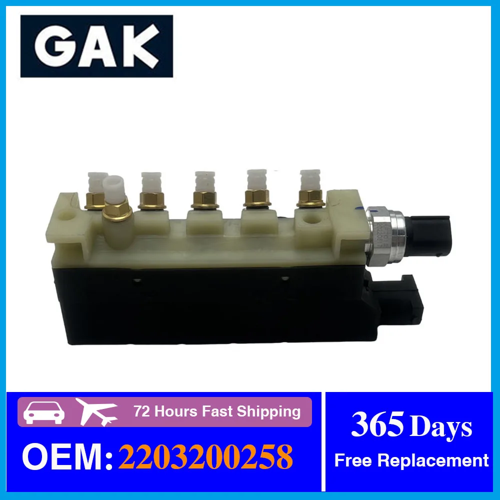 

GAK Air Suspension Pump for BENZ W220 Air Compressor Kit Air Pump Valve Block 2203200258