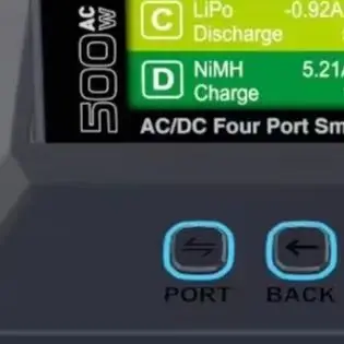 SKYRC Q500neo Charger 4×25A Ports 500W Discharge 16-bit ARM PID Adjustable Power Supply for LiPo LiFe Li-ion LiHV NiMH NiCd Pb